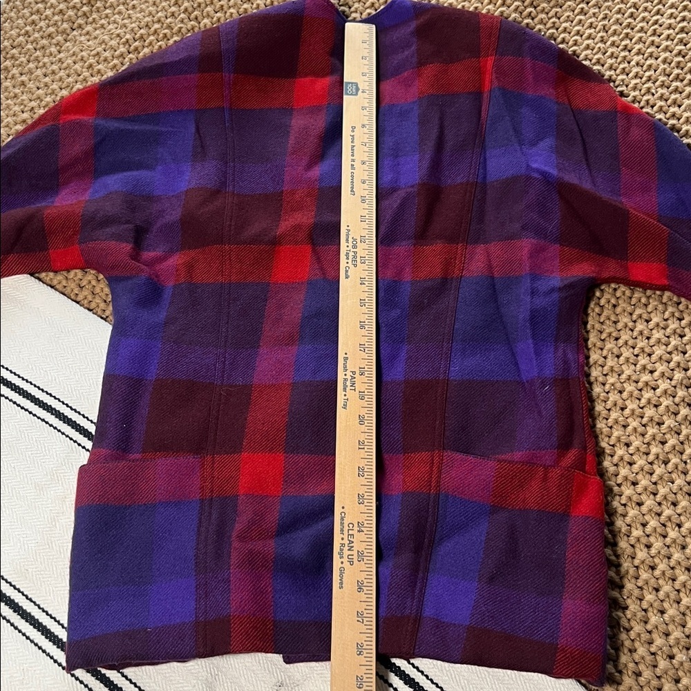 Vintage Appointments 100% Wool Plaid Blazer Size 6 Made in Japan - Picture 9 of 9